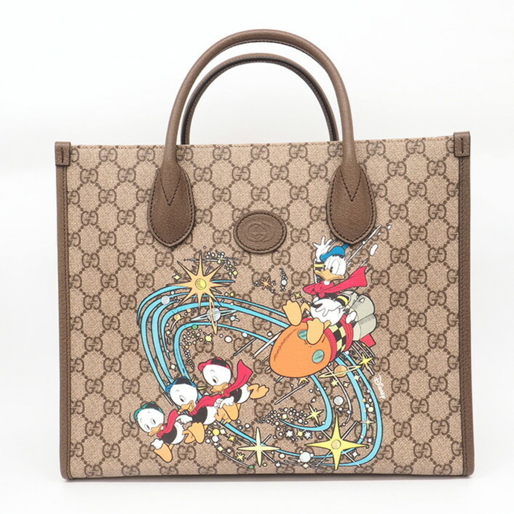 Gucci Disney Donald Duck Shoulder Bag GG Supreme